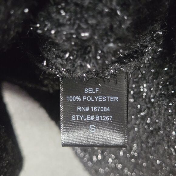 Tuckernuck S Black Tinsel Midi Pencil Skirt Holiday Shimmer - Picture 6 of 7